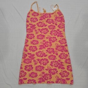 La Hearts Pink and Tan Knit Dress